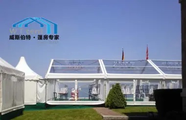 成都户外婚庆典礼活动篷房，帐篷临时展厅搭建，欧式尖顶大棚